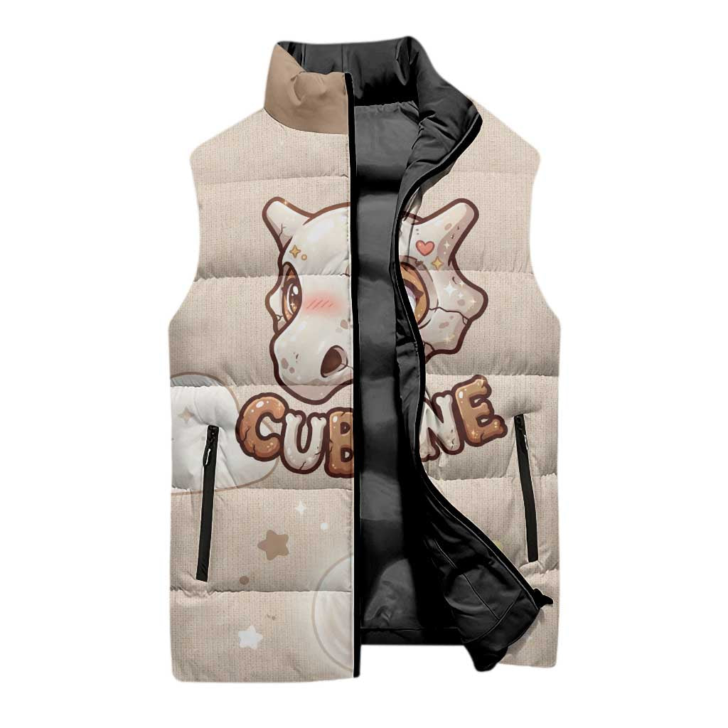 Cubone Sleeveless Puffer Jacket Soft Pastel Dreamcore Aesthetic