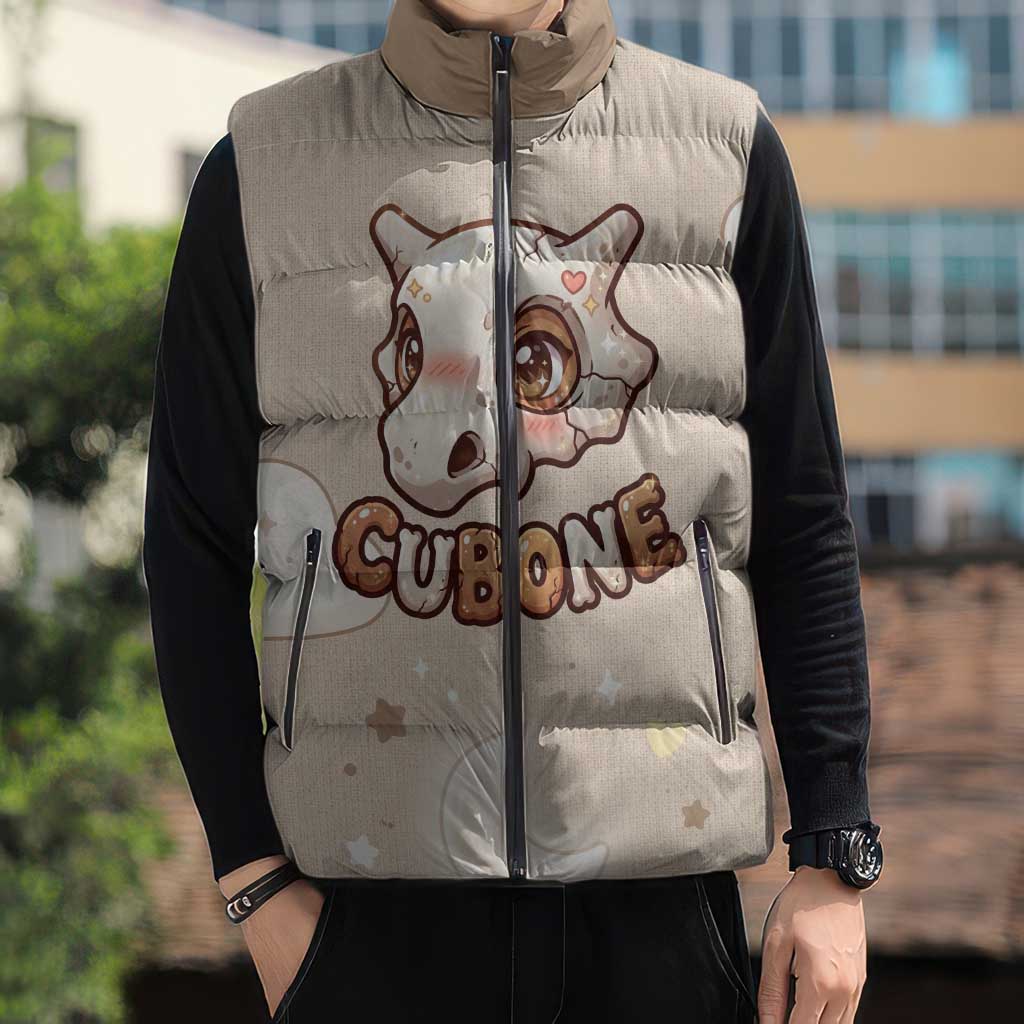 Cubone Sleeveless Puffer Jacket Soft Pastel Dreamcore Aesthetic