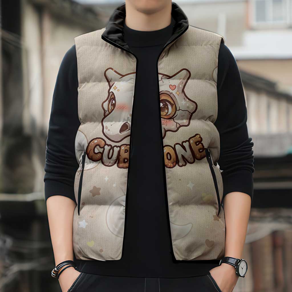 Cubone Sleeveless Puffer Jacket Soft Pastel Dreamcore Aesthetic