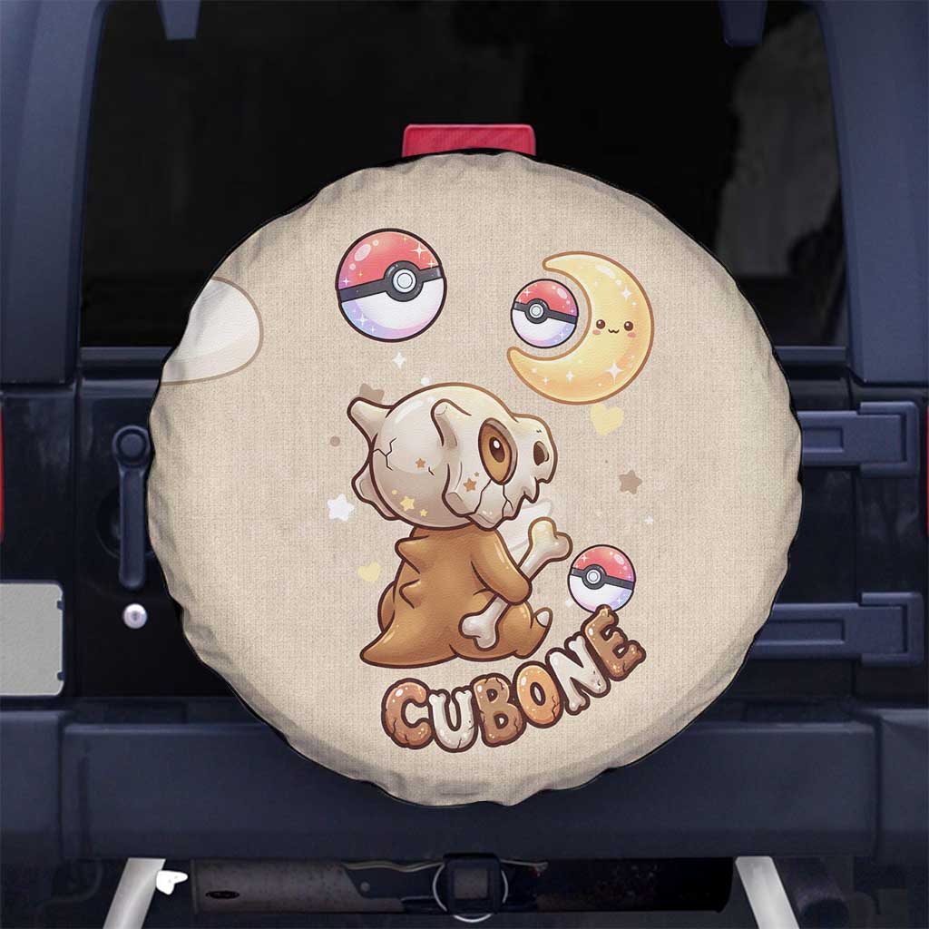 Cubone Spare Tire Cover Soft Pastel Dreamcore Aesthetic