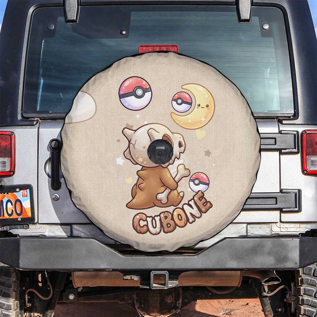 Cubone Spare Tire Cover Soft Pastel Dreamcore Aesthetic