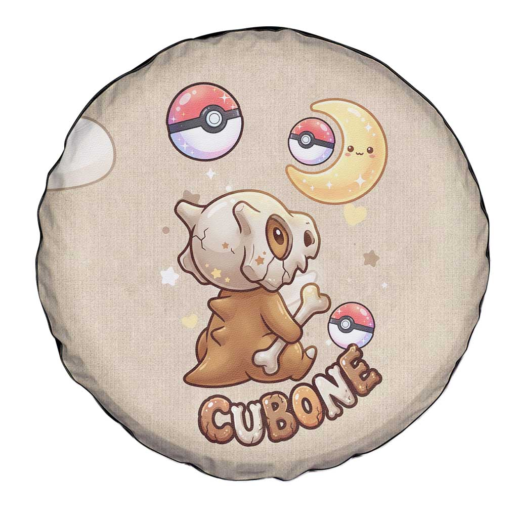 Cubone Spare Tire Cover Soft Pastel Dreamcore Aesthetic
