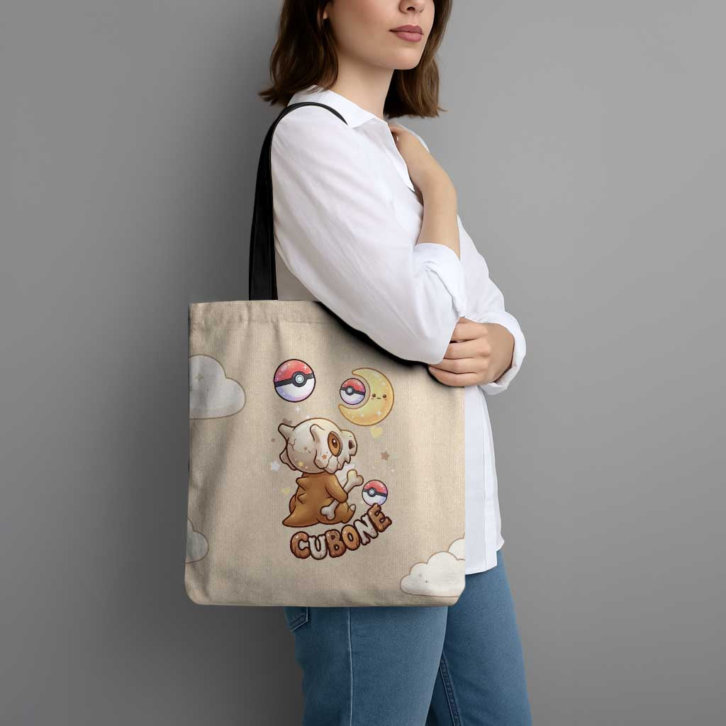 Cubone Tote Bag Soft Pastel Dreamcore Aesthetic