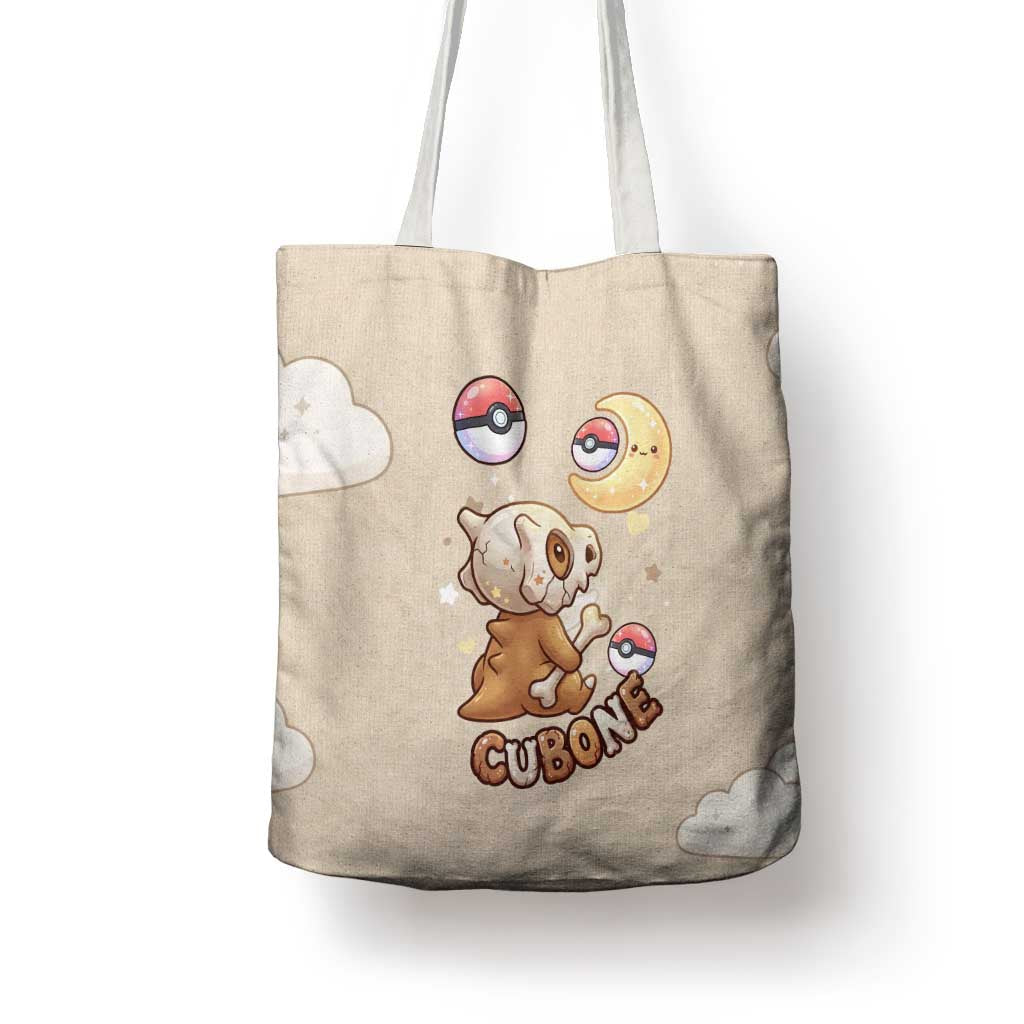 Cubone Tote Bag Soft Pastel Dreamcore Aesthetic