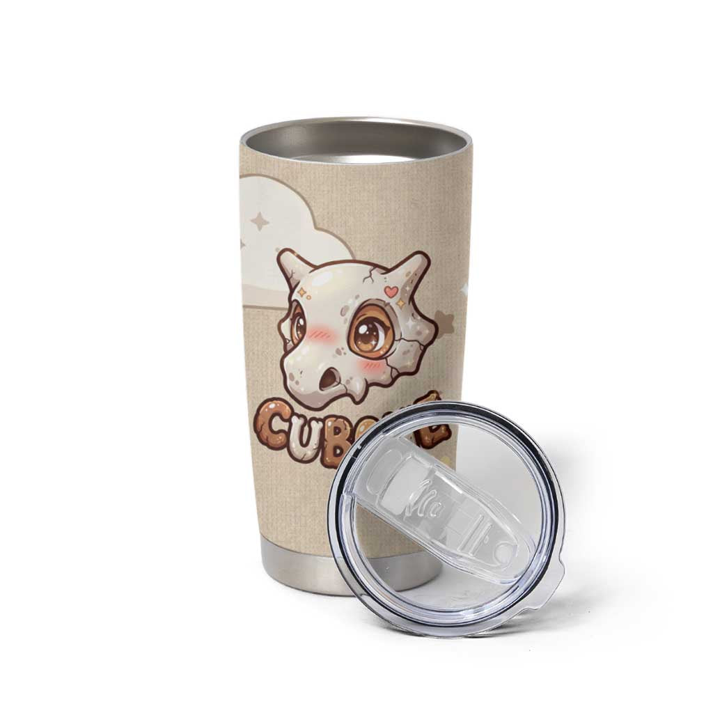 Cubone Tumbler Cup Soft Pastel Dreamcore Aesthetic