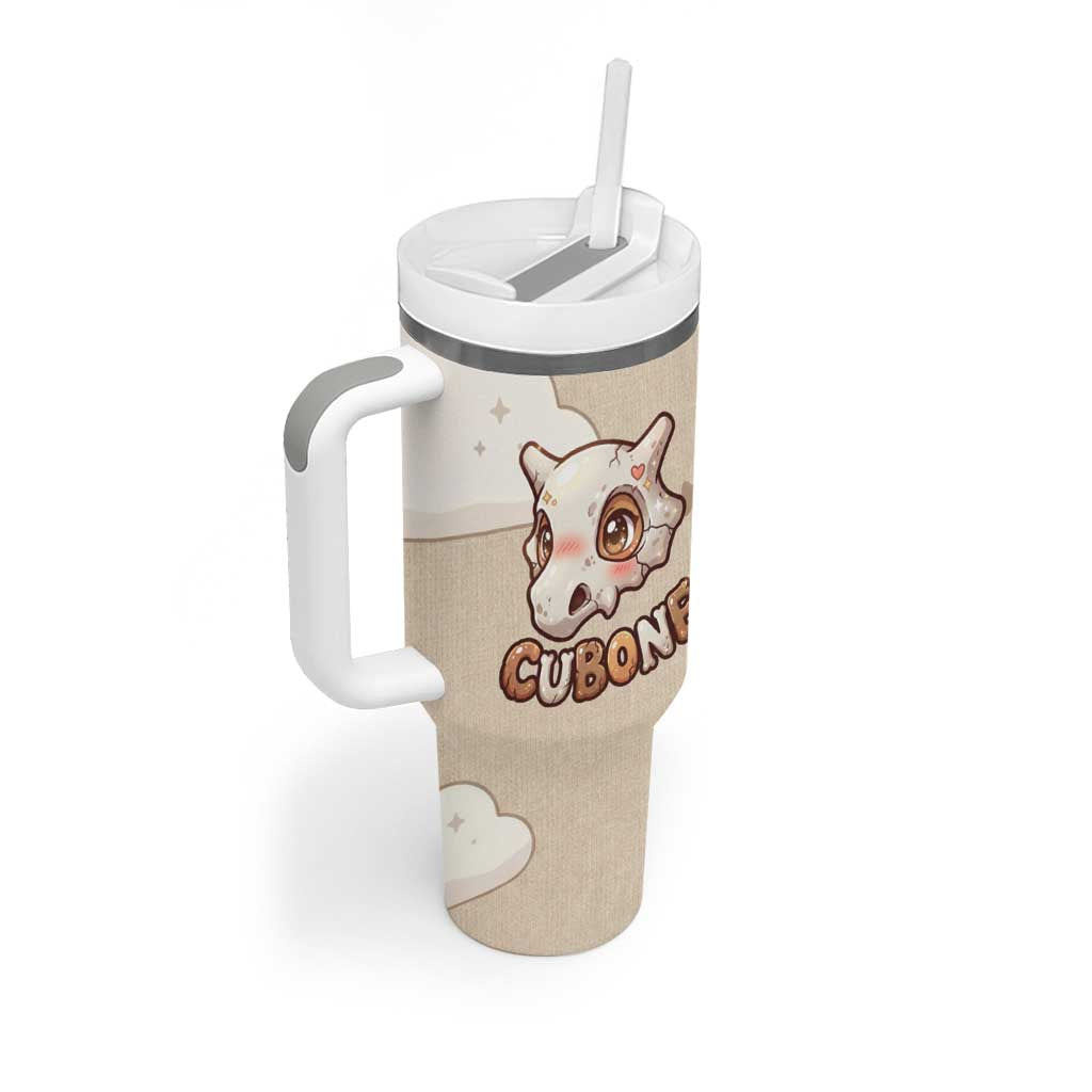 Cubone Tumbler With Handle Soft Pastel Dreamcore Aesthetic