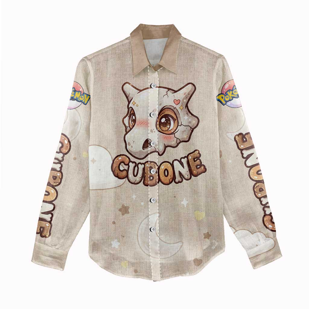 Cubone Women Casual Shirt Soft Pastel Dreamcore Aesthetic