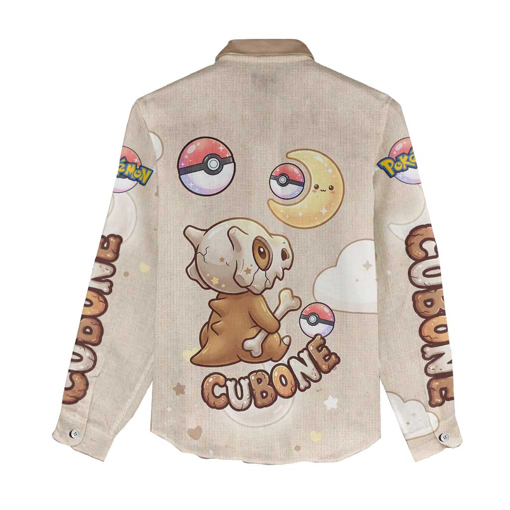 Cubone Women Casual Shirt Soft Pastel Dreamcore Aesthetic