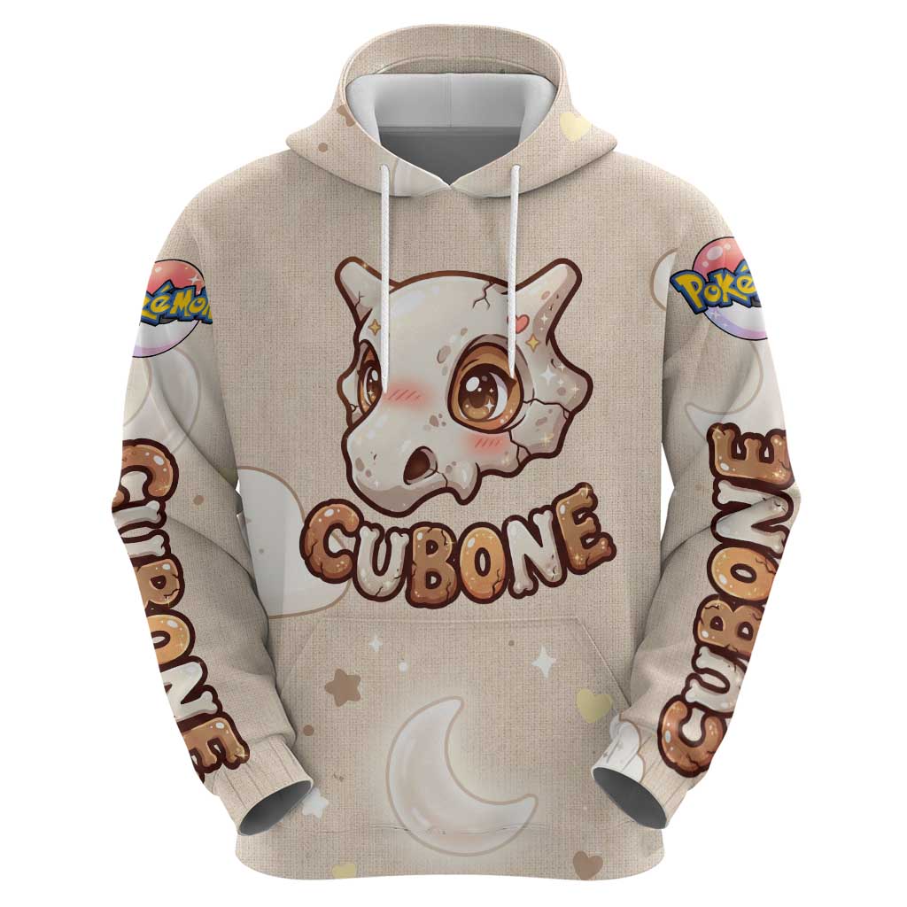 Cubone Zip Hoodie Soft Pastel Dreamcore Aesthetic