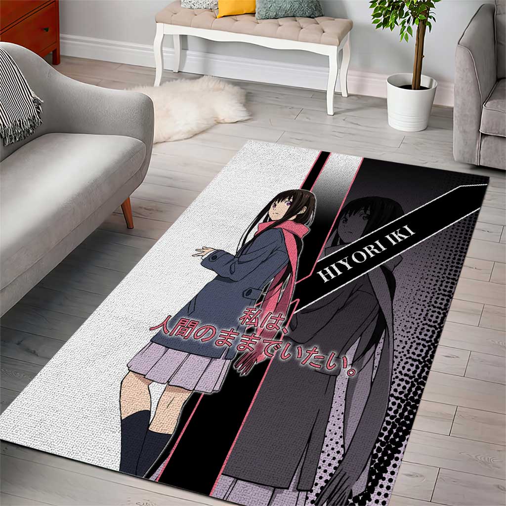 Hiyori Iki Area Rug Soft Sentimental Anime Style
