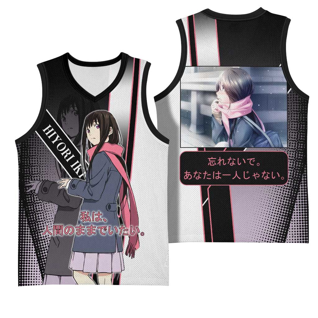 Hiyori Iki Basketball Jersey Soft Sentimental Anime Style