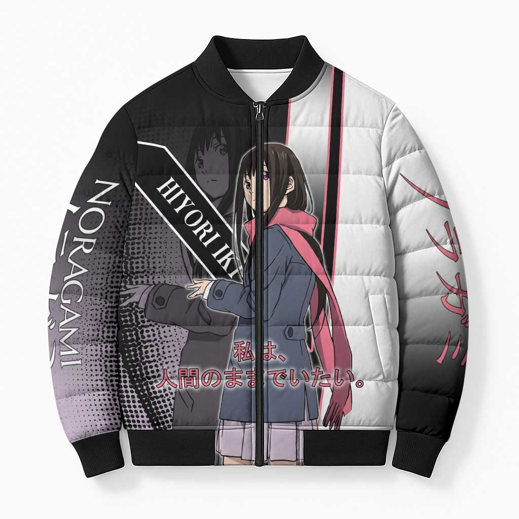 Hiyori Iki Bomber Puffer Jacket Soft Sentimental Anime Style