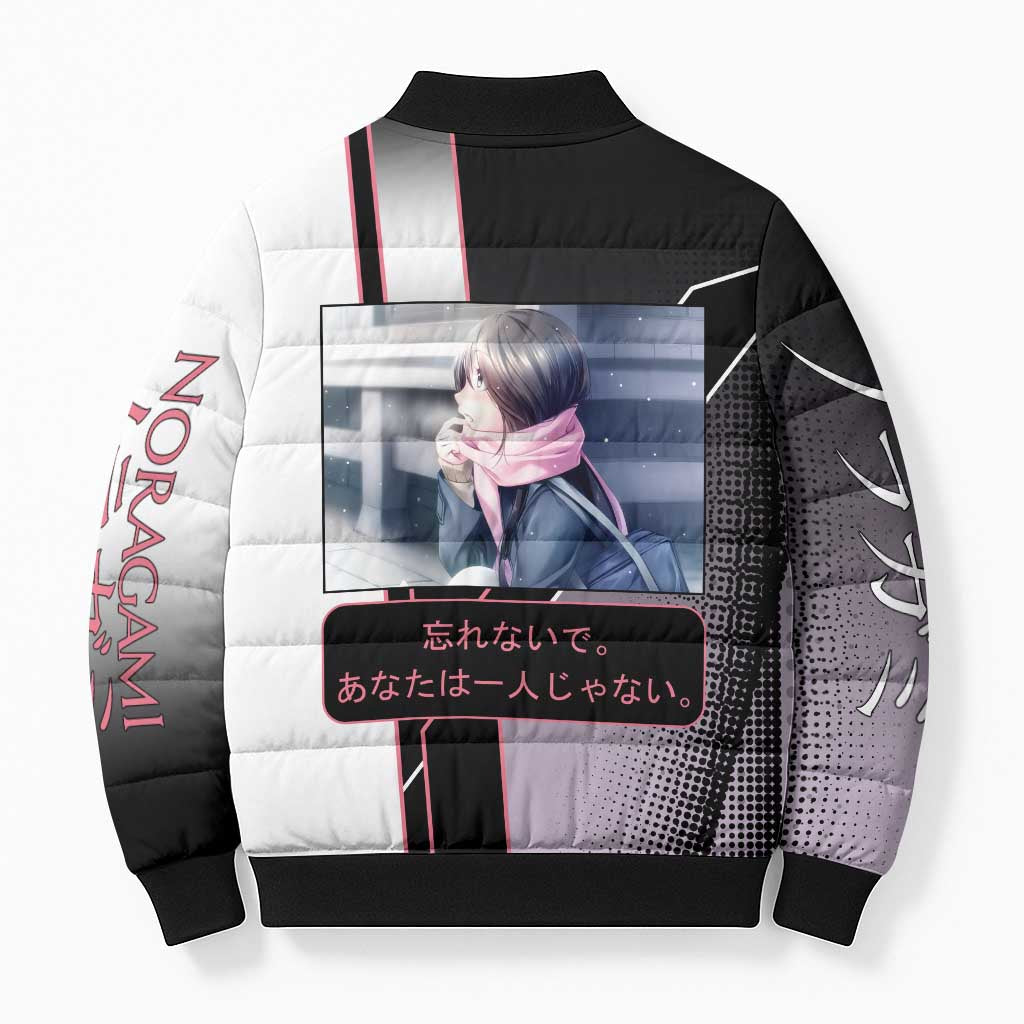 Hiyori Iki Bomber Puffer Jacket Soft Sentimental Anime Style