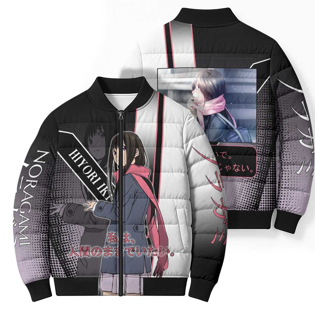 Hiyori Iki Bomber Puffer Jacket Soft Sentimental Anime Style