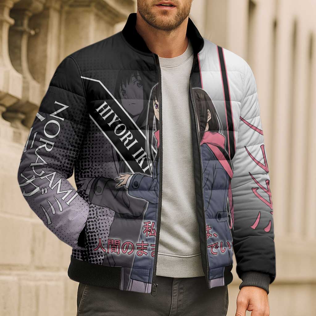 Hiyori Iki Bomber Puffer Jacket Soft Sentimental Anime Style