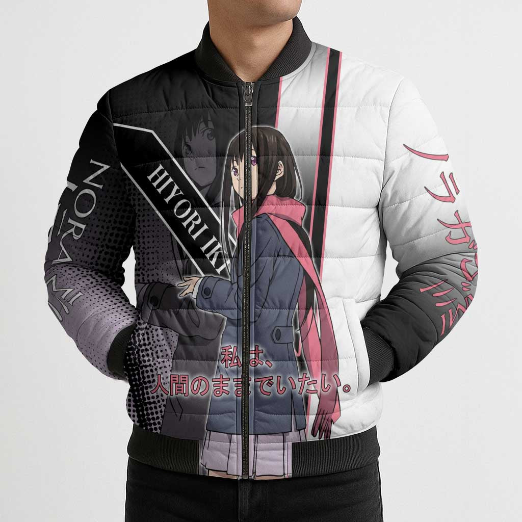 Hiyori Iki Bomber Puffer Jacket Soft Sentimental Anime Style