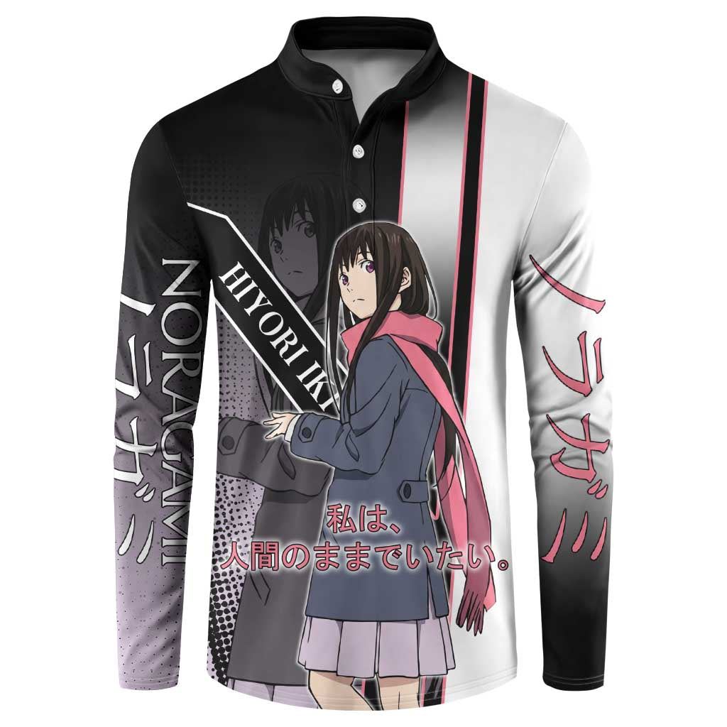 Hiyori Iki Button Sweatshirt Soft Sentimental Anime Style
