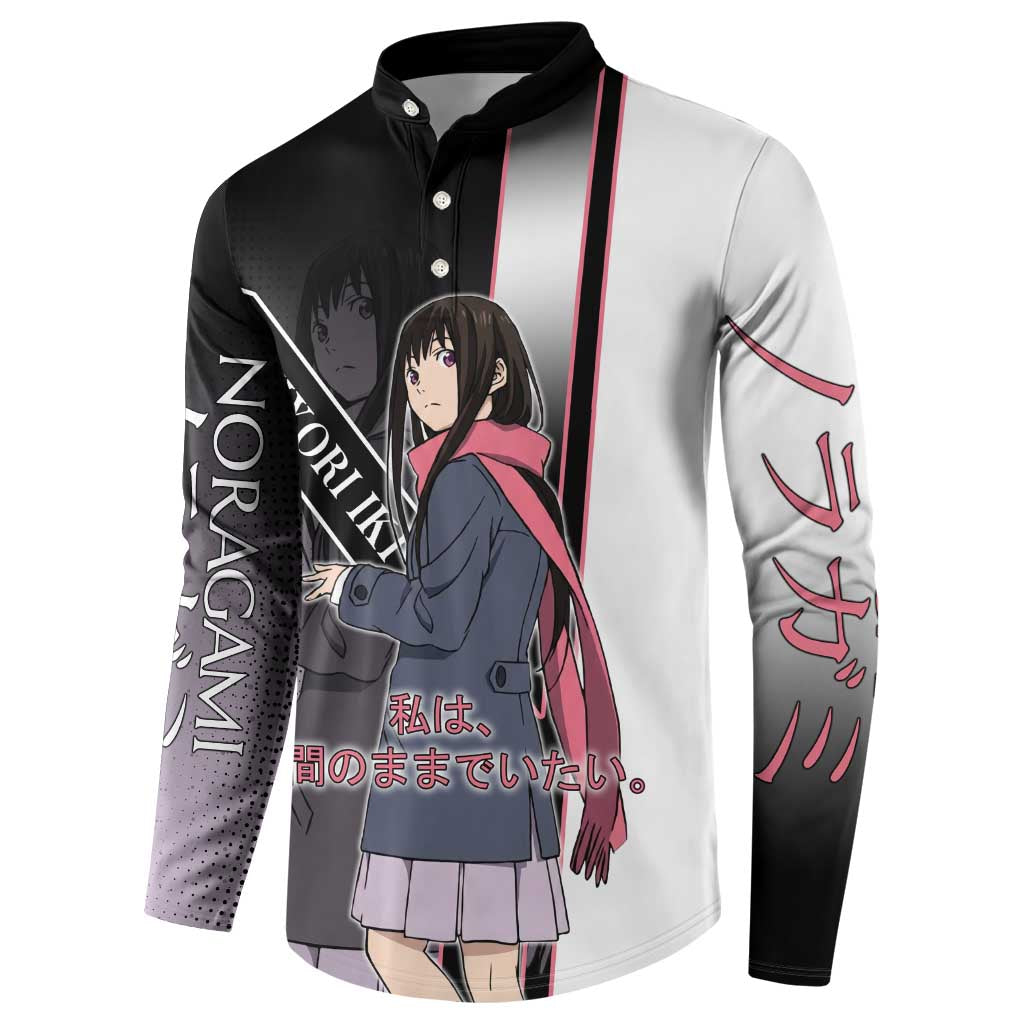 Hiyori Iki Button Sweatshirt Soft Sentimental Anime Style