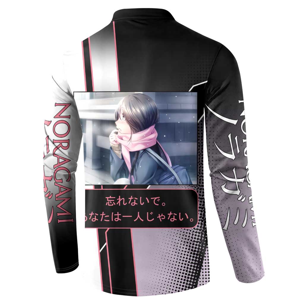 Hiyori Iki Button Sweatshirt Soft Sentimental Anime Style