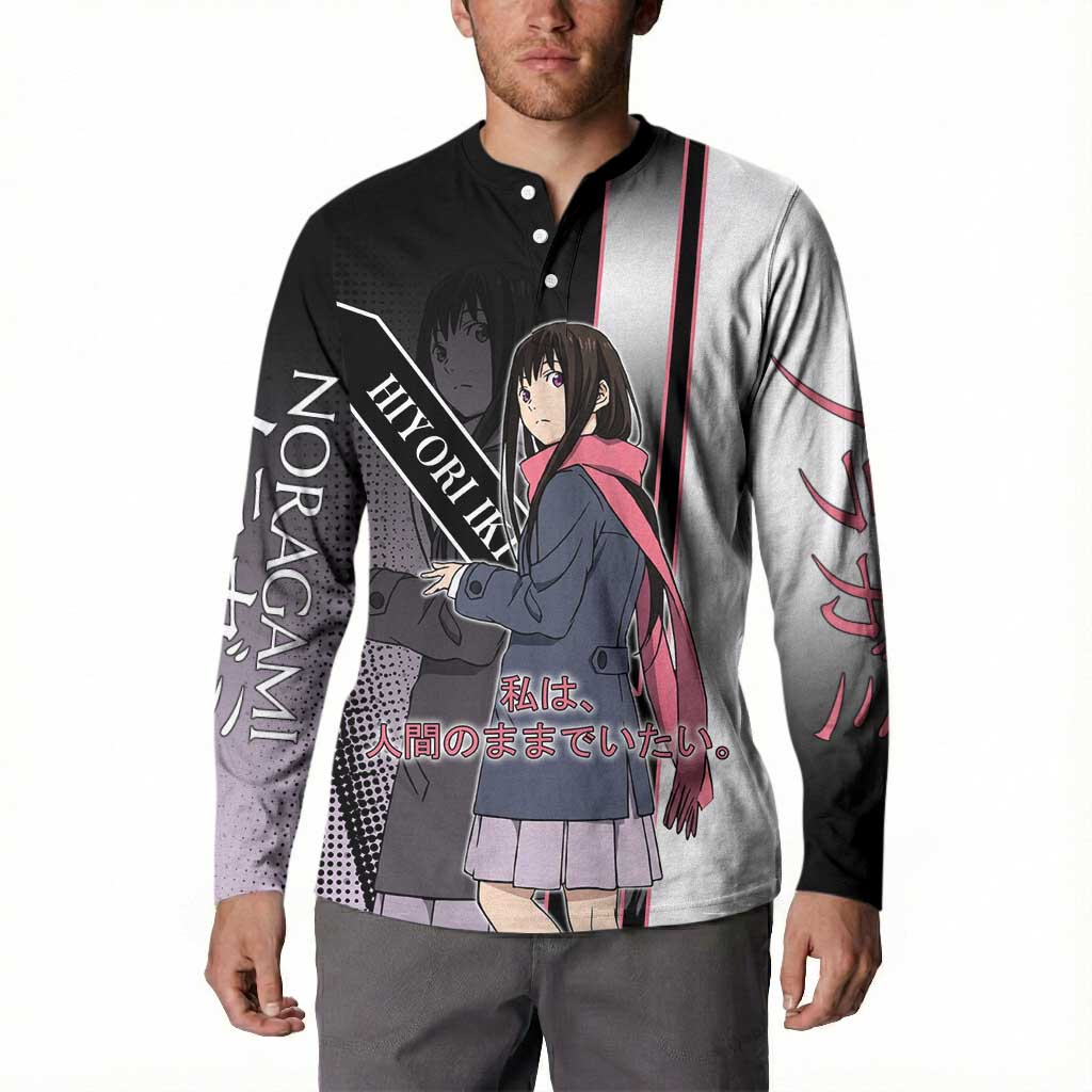 Hiyori Iki Button Sweatshirt Soft Sentimental Anime Style