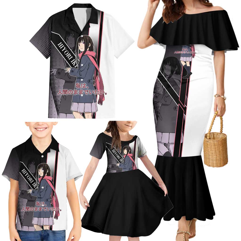 Hiyori Iki Family Matching Mermaid Dress and Hawaiian Shirt Soft Sentimental Anime Style