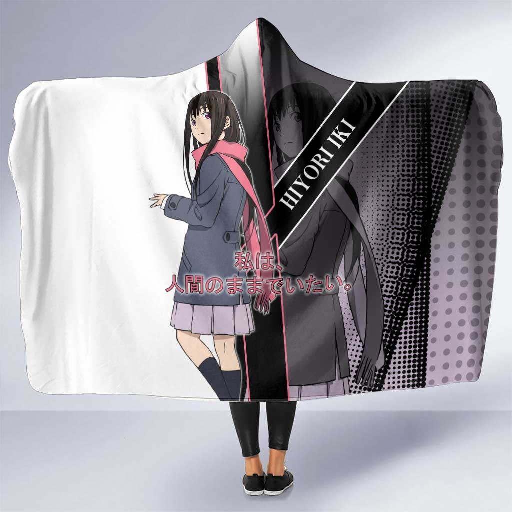 Hiyori Iki Hooded Blanket Soft Sentimental Anime Style