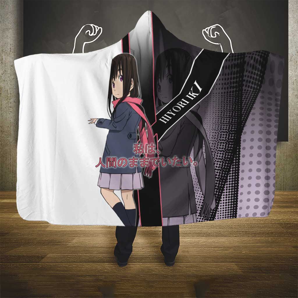 Hiyori Iki Hooded Blanket Soft Sentimental Anime Style