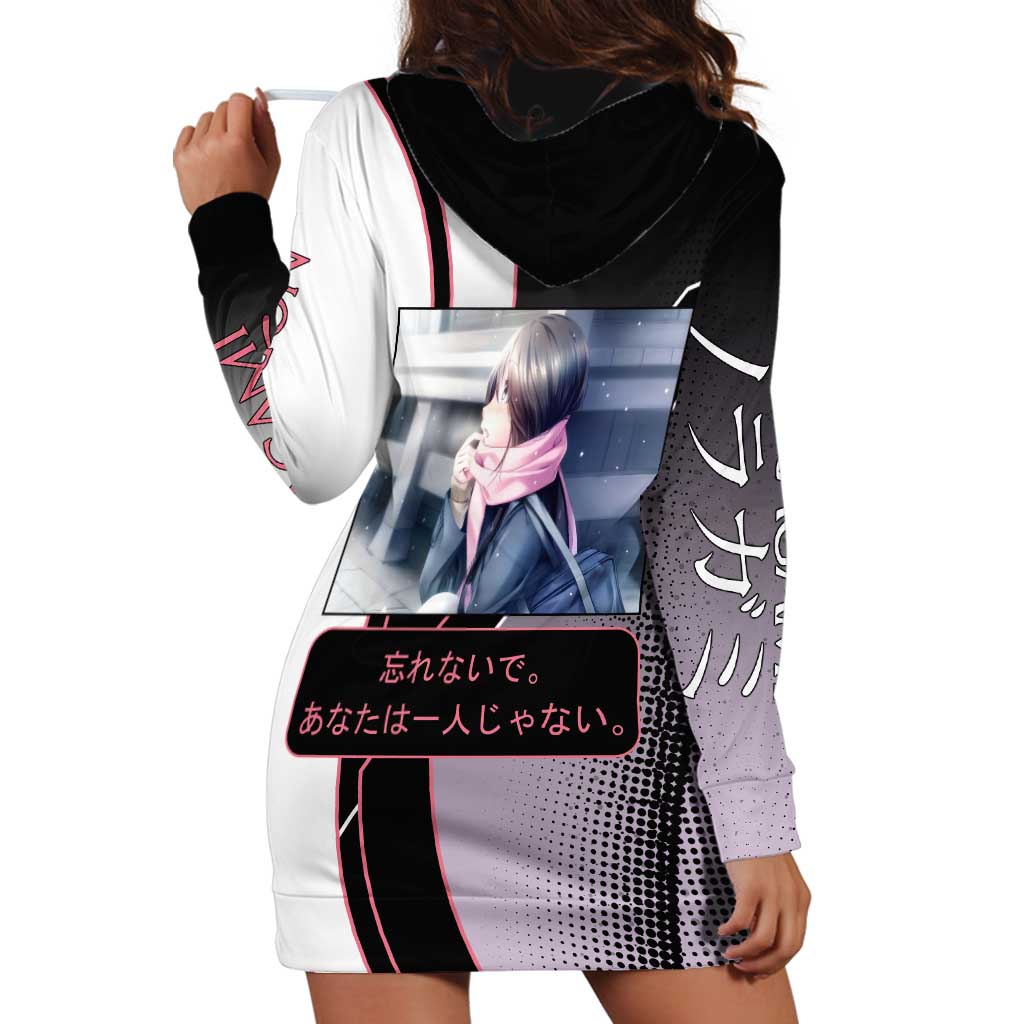 Hiyori Iki Hoodie Dress Soft Sentimental Anime Style