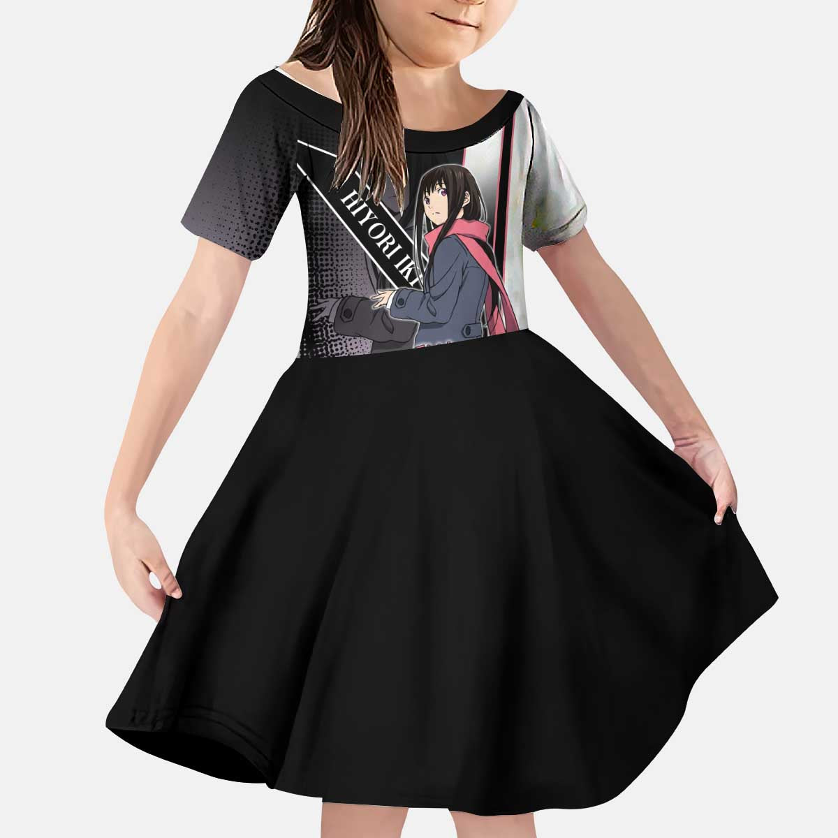 Hiyori Iki Kid Short Sleeve Dress Soft Sentimental Anime Style