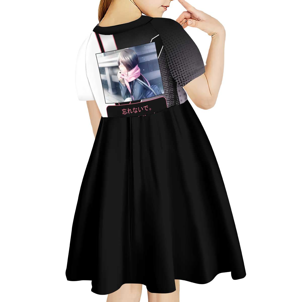 Hiyori Iki Kid Short Sleeve Dress Soft Sentimental Anime Style