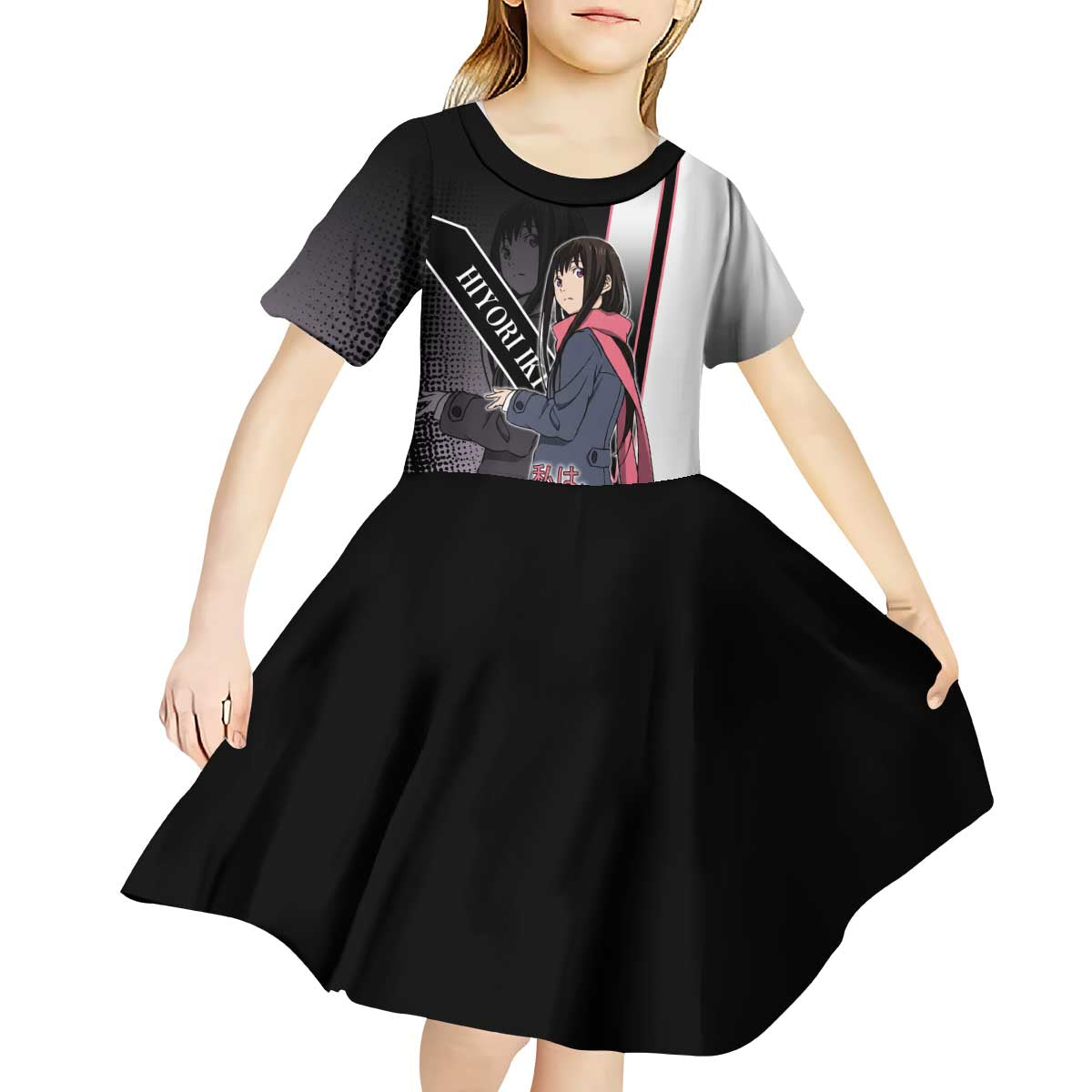 Hiyori Iki Kid Short Sleeve Dress Soft Sentimental Anime Style