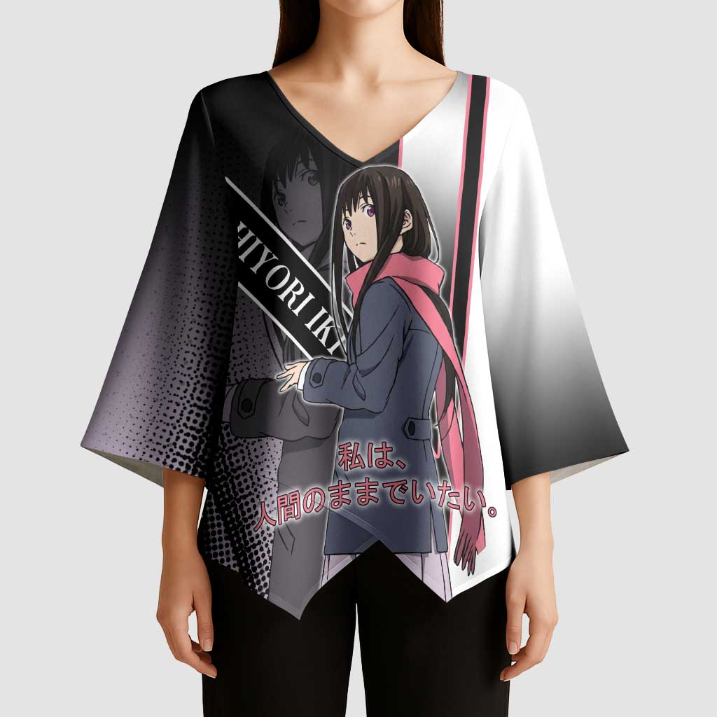 Hiyori Iki Kimono Sleeve Blouse Soft Sentimental Anime Style
