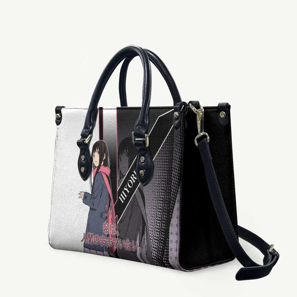 Hiyori Iki Leather Bag Soft Sentimental Anime Style