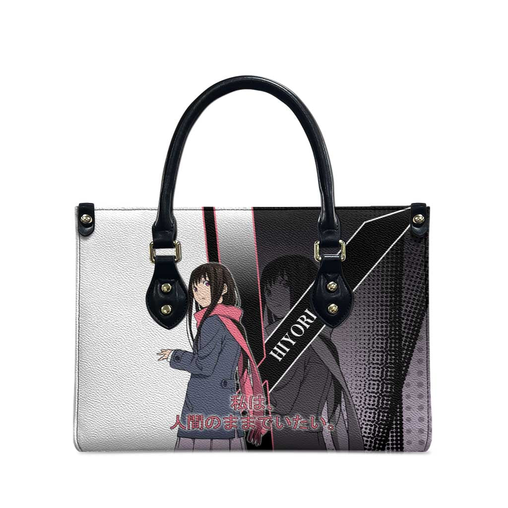 Hiyori Iki Leather Bag Soft Sentimental Anime Style
