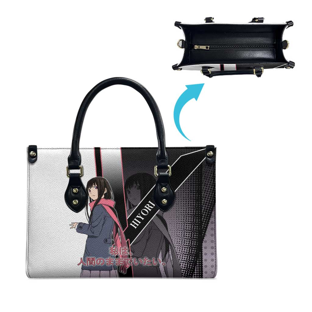 Hiyori Iki Leather Bag Soft Sentimental Anime Style