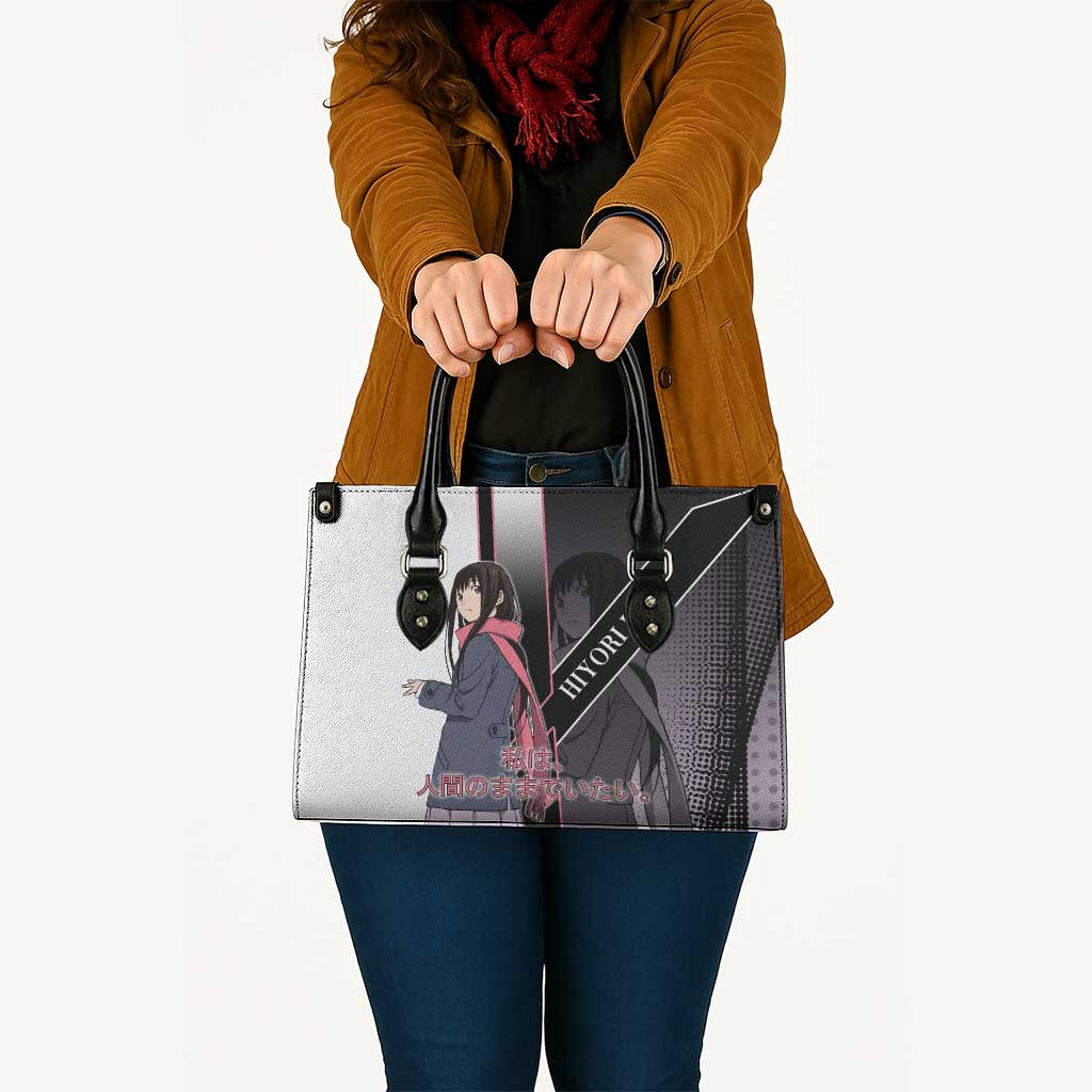 Hiyori Iki Leather Bag Soft Sentimental Anime Style