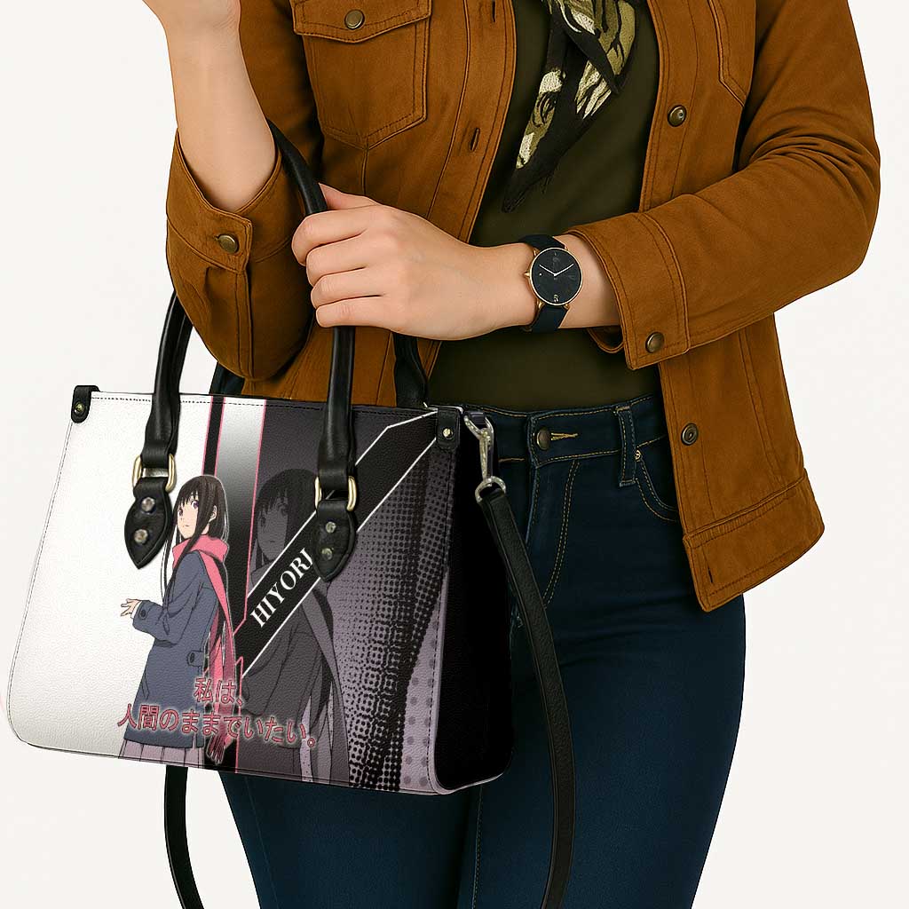 Hiyori Iki Leather Bag Soft Sentimental Anime Style