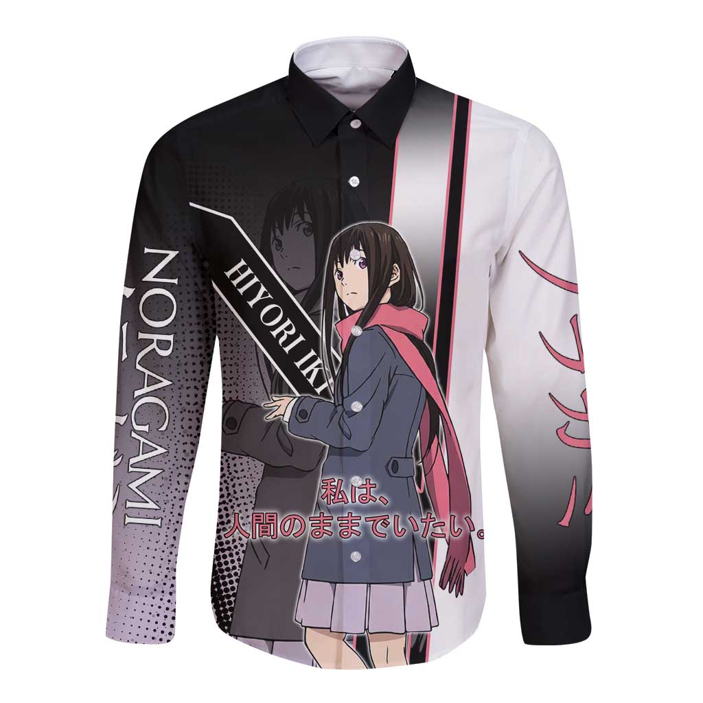 Hiyori Iki Long Sleeve Button Shirt Soft Sentimental Anime Style