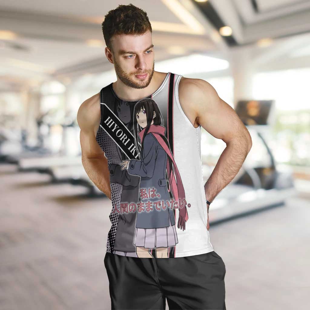 Hiyori Iki Men Tank Top Soft Sentimental Anime Style