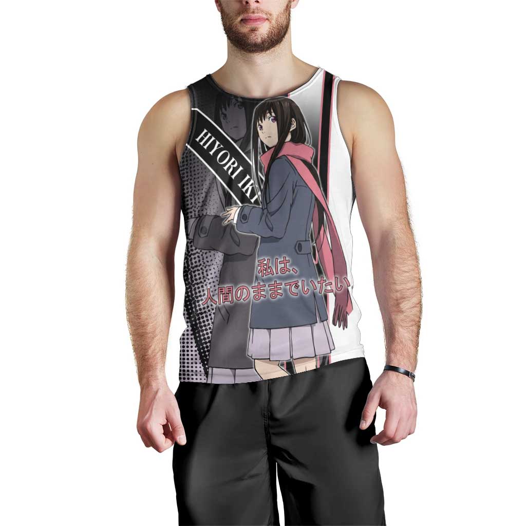 Hiyori Iki Men Tank Top Soft Sentimental Anime Style