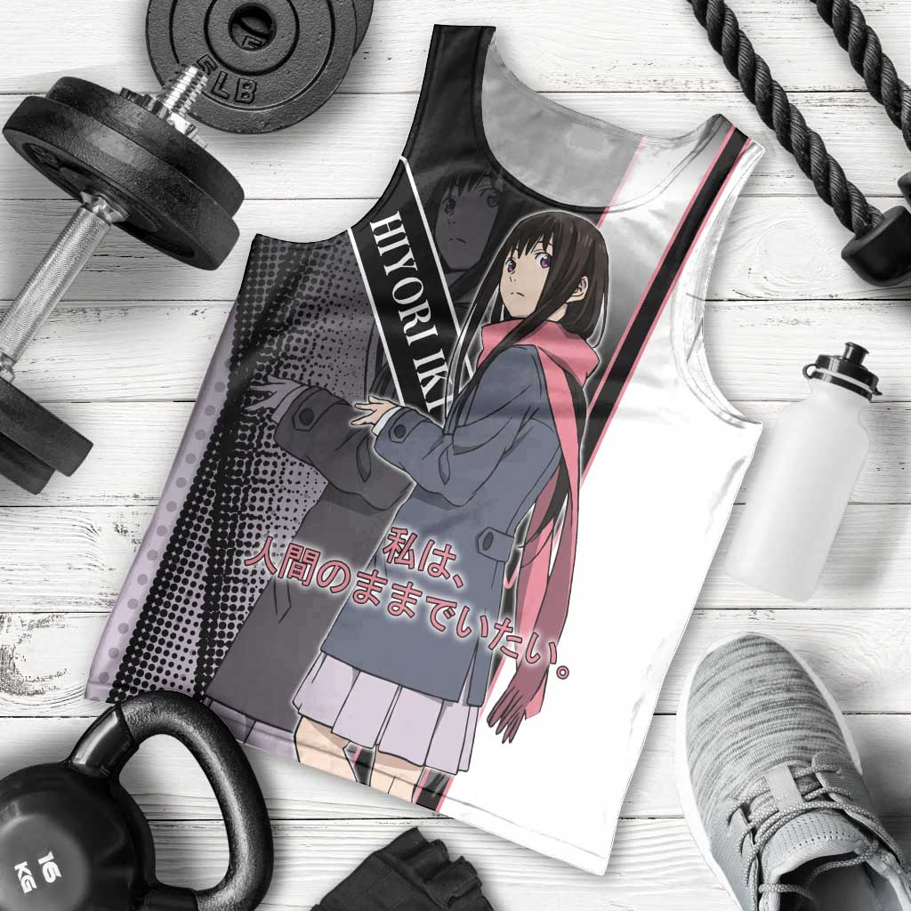 Hiyori Iki Men Tank Top Soft Sentimental Anime Style