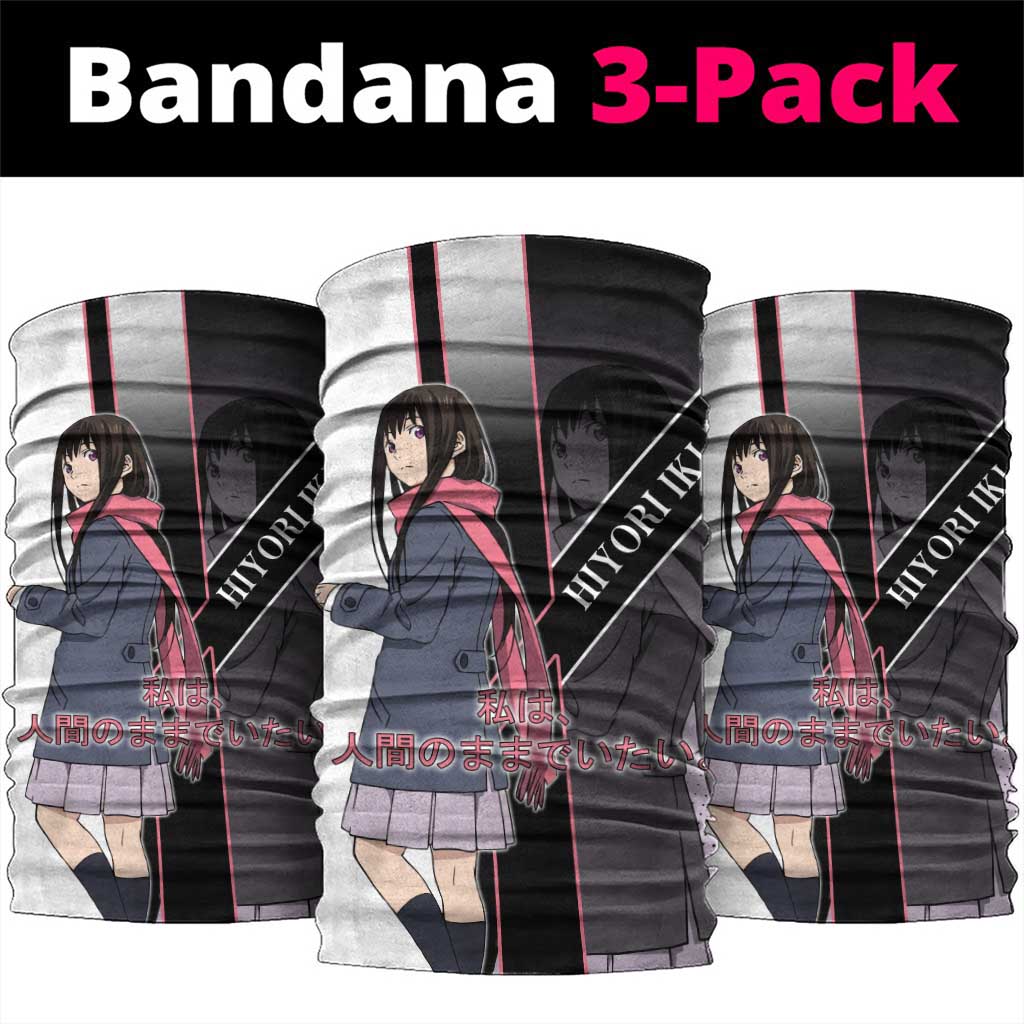 Hiyori Iki Neck Gaiter Soft Sentimental Anime Style
