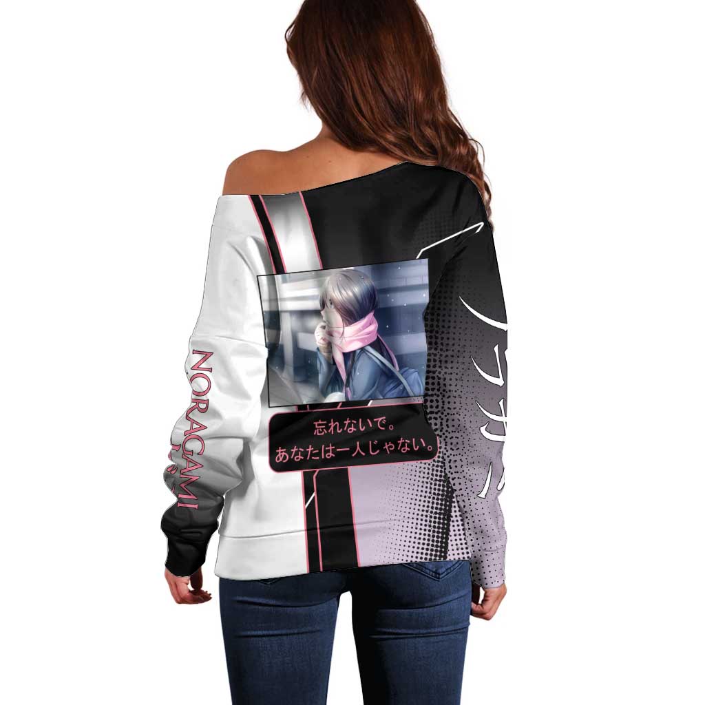 Hiyori Iki Off Shoulder Sweater Soft Sentimental Anime Style