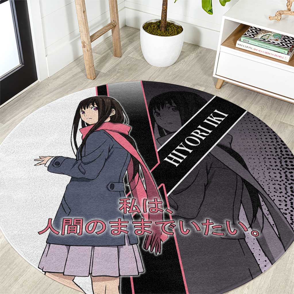 Hiyori Iki Round Carpet Soft Sentimental Anime Style
