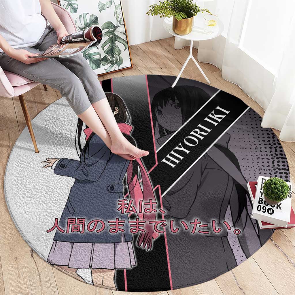 Hiyori Iki Round Carpet Soft Sentimental Anime Style