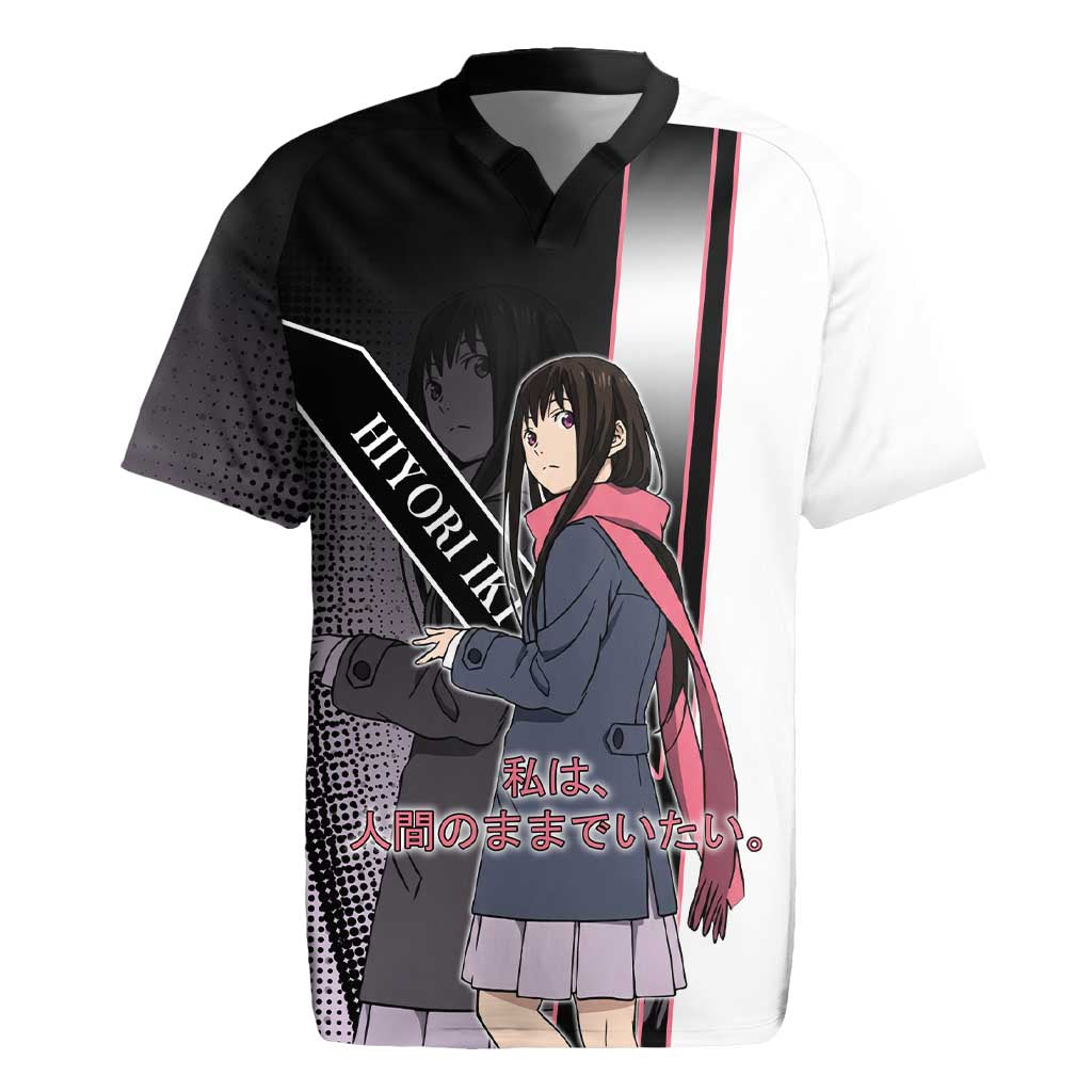 Hiyori Iki Rugby Jersey Soft Sentimental Anime Style