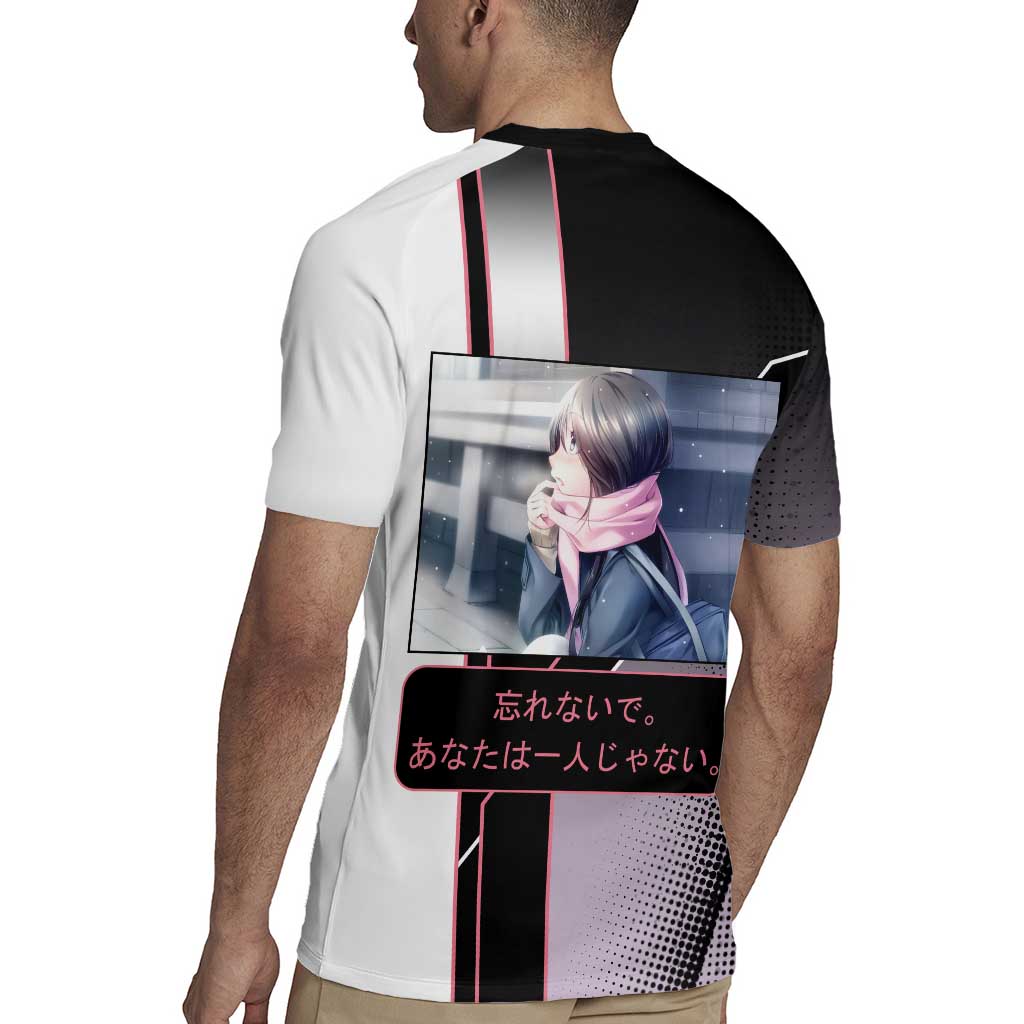 Hiyori Iki Rugby Jersey Soft Sentimental Anime Style