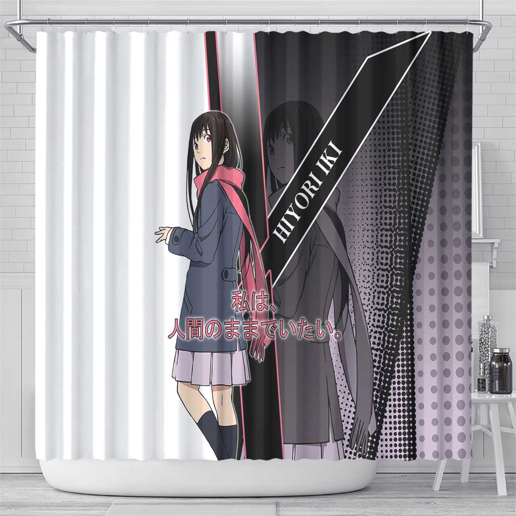Hiyori Iki Shower Curtain Soft Sentimental Anime Style