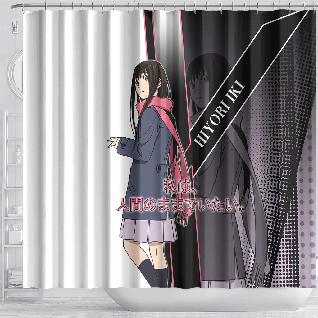 Hiyori Iki Shower Curtain Soft Sentimental Anime Style