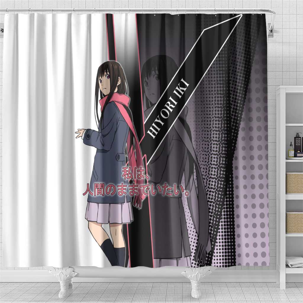 Hiyori Iki Shower Curtain Soft Sentimental Anime Style